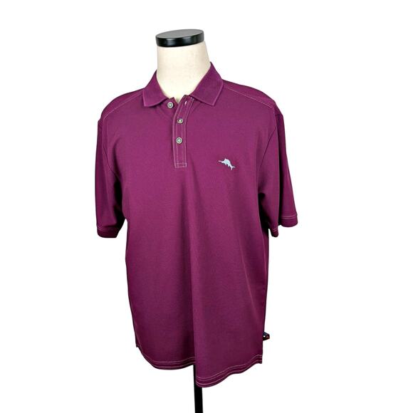 Tommy Bahama Island Zone Lot 2 Large Polos Supima Beach Preppy Solid Striped - Picture 3 of 11